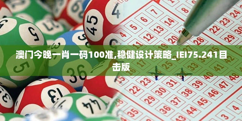 澳门今晚一肖一码100准,稳健设计策略_IEI75.241目击版