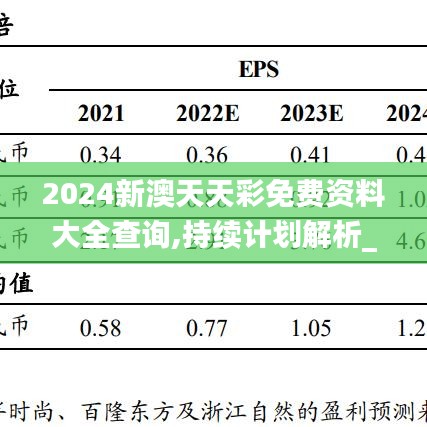 2024新澳天天彩免费资料大全查询,持续计划解析_钻石版188.496