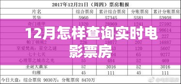 12月实时电影票房查询攻略