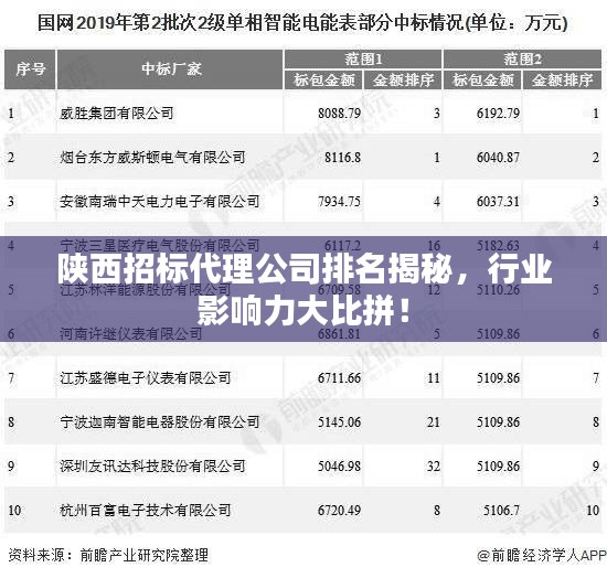 陕西招标代理公司排名揭秘，行业影响力大比拼！